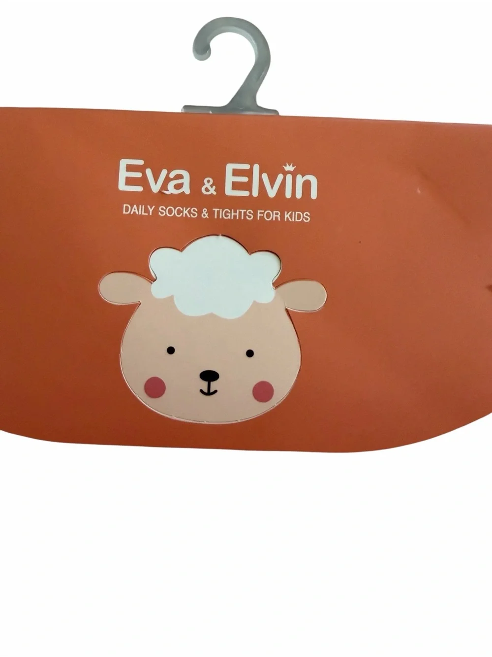 Eva & Elvin Everyday Socks & Tights for Kids Sheep Orange ~24M